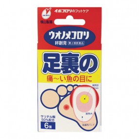 티눈 사마귀 이보코로리 반창고 발바닥용 6개입
