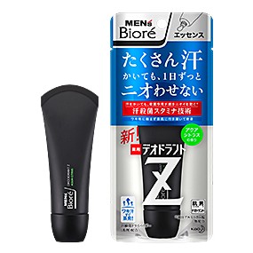 비오레 남성 데오드란트 Z 에센스 아쿠아 시트러스 향 40g