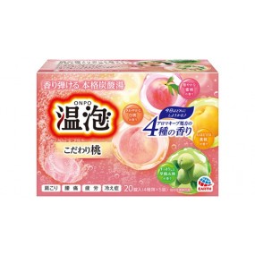 온포 탄산 입욕제 복숭아향 12정