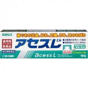 토제약 아세스L 가벼운 민트 160g
