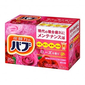 카오 탄산력 바브 입욕제 장미향 20개입