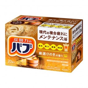 카오 탄산력 바브 입욕제 편백나무향 20개입