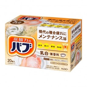 카오 탄산력 바브 입욕제 밀키타입 무향 20개입