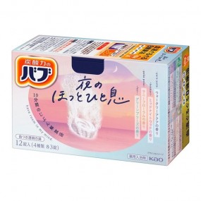 카오 탄산력 바브 입욕제 밤의 한숨 돌리기 12개입