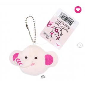 일본 다이소 마스코트 다이조 코끼리 머리 키 홀더