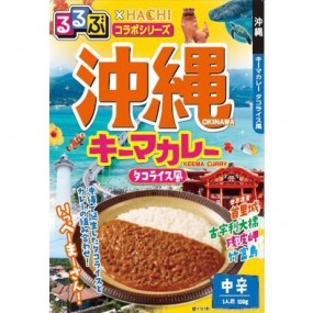 하치식품 루루부 ×HACHI 콜라보 오키나와 키마 카레 (타코 라이스풍) 중간매운맛 150g