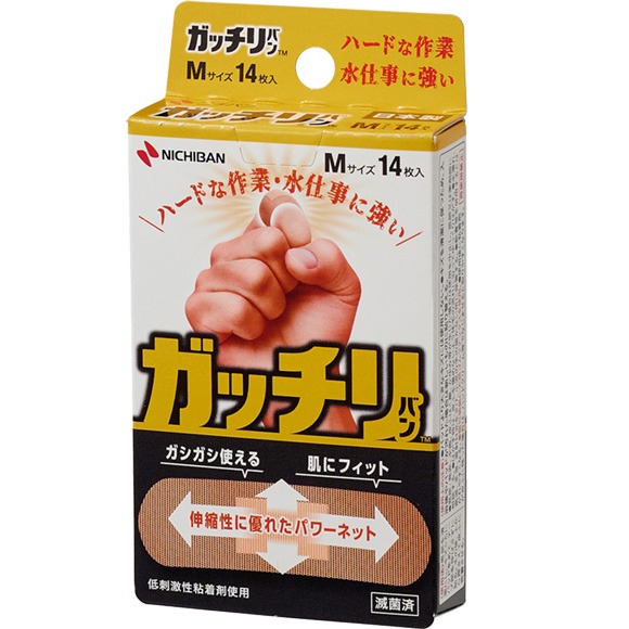 니치반 구급 반창고 짱짱밴드 M사이즈 21mm×70mm 14장